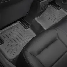 WeatherTech 14+ Mercedes-Benz CLA-Class Rear FloorLiner - Black - Installation View