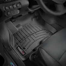 WeatherTech 11+ Nissan Leaf Front FloorLiner - Black - Installation View