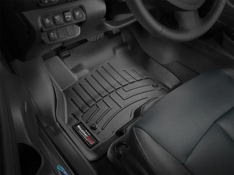WeatherTech 11+ Nissan Leaf Front FloorLiner - Black - Installation View