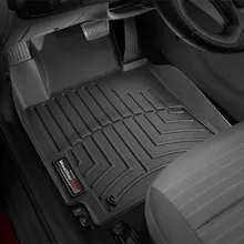 WeatherTech 14+ Kia Forte Front FloorLiner - Black - Installation View