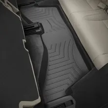 WeatherTech 14+ Acura MDX Rear FloorLiner - Black - Installation View