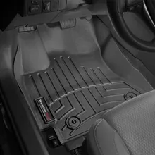 WeatherTech 14+ Toyota Corolla Front FloorLiner - Black - Installation View