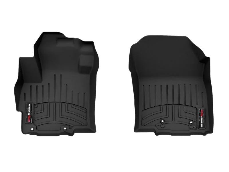 WeatherTech 14+ Mitsubishi Mirage Front FloorLiner - Black - Side View