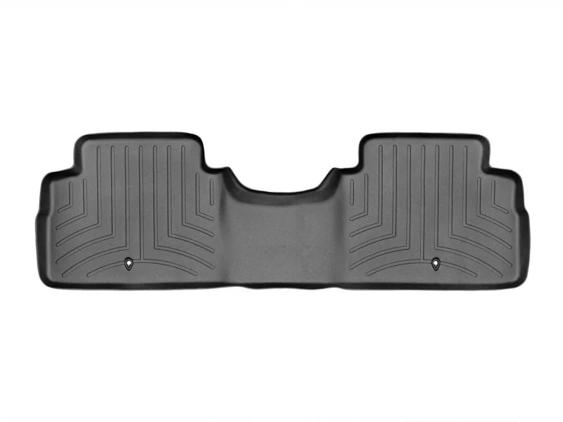 WeatherTech 14+ Kia Soul Rear FloorLiner - Black - Back View