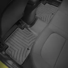 WeatherTech 14+ Kia Soul Rear FloorLiner - Black - Installation View