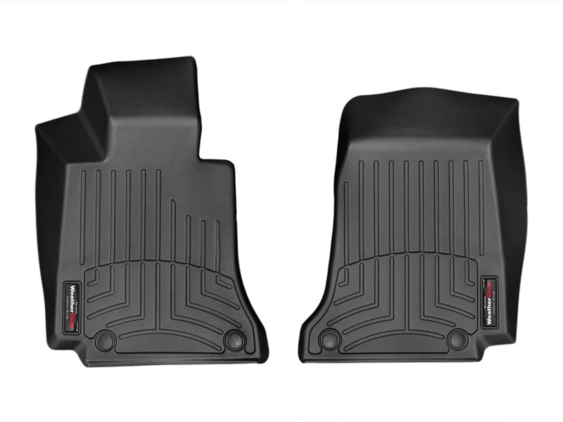 WeatherTech 15+ Mercedes-Benz C-Class Sedan Front FloorLiner - Black - Back View