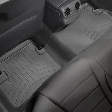 WeatherTech 15+ Mercedes-Benz C-Class Sedan Rear FloorLiner - Black - Installation View