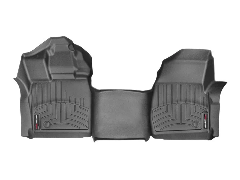 WeatherTech 16+ Ford F-150 Regular Cab Vinyl Floor Front FloorLiner-Black (Bench Seats w/o Console) - Side View