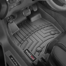 WeatherTech 2015 Ford Explorer Front FloorLiner - Black - Installation View