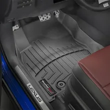 WeatherTech 15+ Lexus NX Front FloorLiner - Black - Installation View