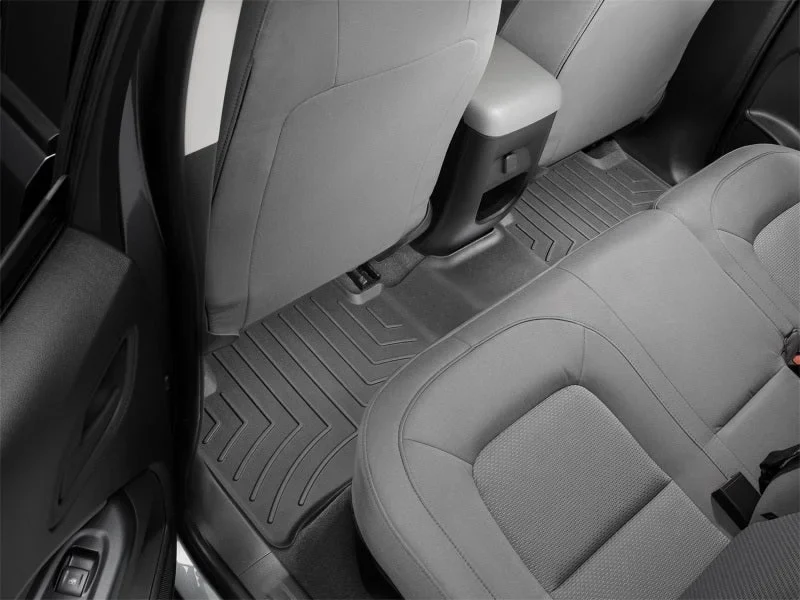 WeatherTech 15-20 GMC Canyon Rear FloorLiner HP - Black - Side View