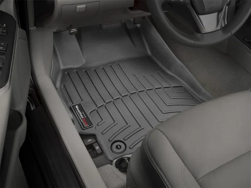 WeatherTech 15+ Toyota Camry Front FloorLiner - Black - Installation View