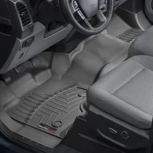 WeatherTech 15+ Ford F-150 SuperCab (Vinyl Floors) Front FloorLiner - Black - Side View