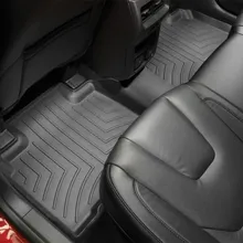 WeatherTech 2015+ Ford Edge Rear FloorLiner - Black - Installation View
