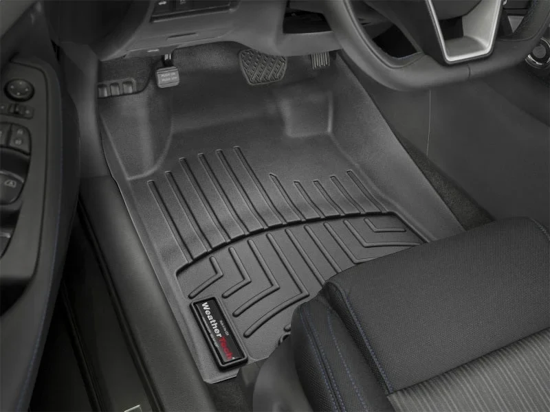 WeatherTech 2016+ Nissan Maxima Front FloorLiner - Black - Installation View