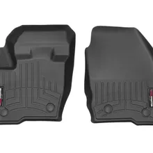 WeatherTech 2016+ Lincoln NKX Front FloorLiner - Black - Back View