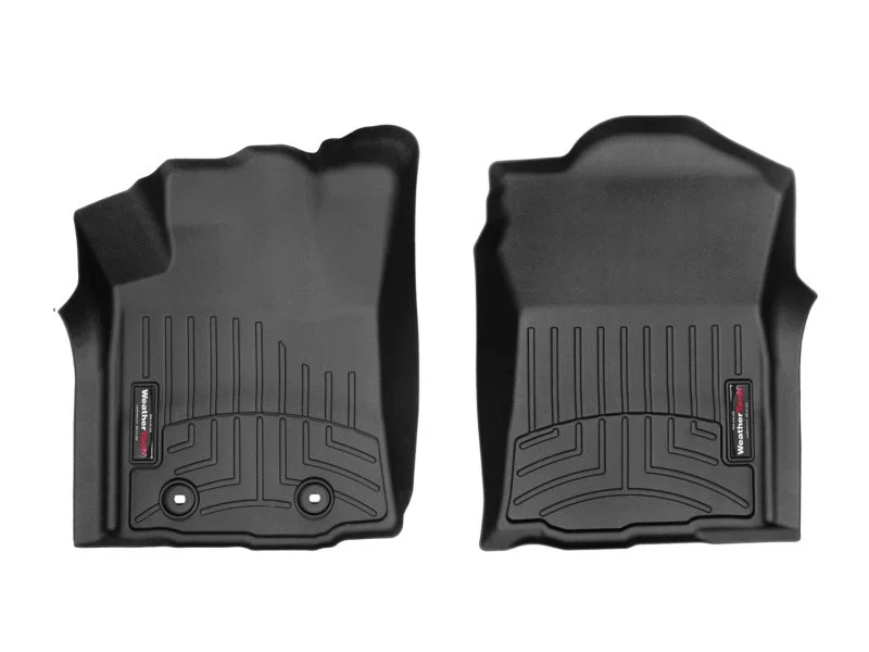 WeatherTech 16+ Toyota Tacoma (Manual Transmission Only) Front FloorLiner - Black - Side View
