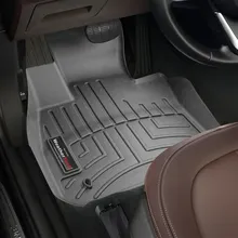 WeatherTech 2016+ BMW X1 Front FloorLiner - Black - Installation View