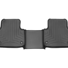 WeatherTech 2017+ Audi Q7 Rear FloorLiner - Black - Back View