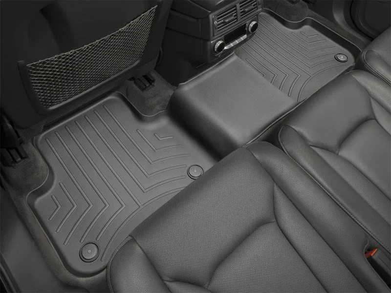 WeatherTech 2017+ Audi Q7 Rear FloorLiner - Black - Additional View 5