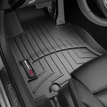 WeatherTech 2016+ Mercedes-Benz GLC-Class Front FloorLiners - Black - Installation View