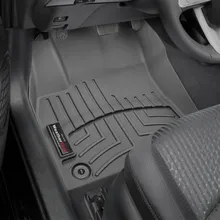 WeatherTech 2016+ Toyota Prius Front FloorLiner - Black - Installation View