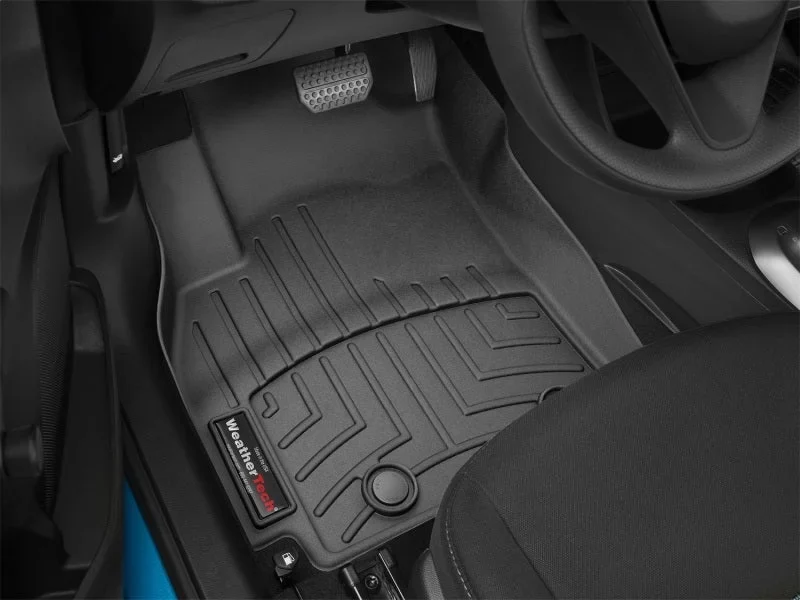 WeatherTech 2016+ Chevrolet Spark Front FloorLiner - Black (Excluding EV Model) - Side View