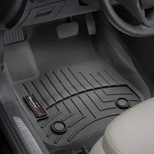 WeatherTech 2016+ Buick Envision Front FloorLiner - Black - Back View
