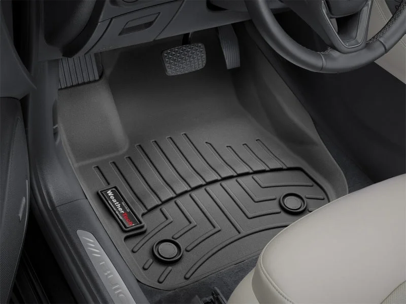 WeatherTech 2016+ Buick Envision Front FloorLiner - Black - Back View