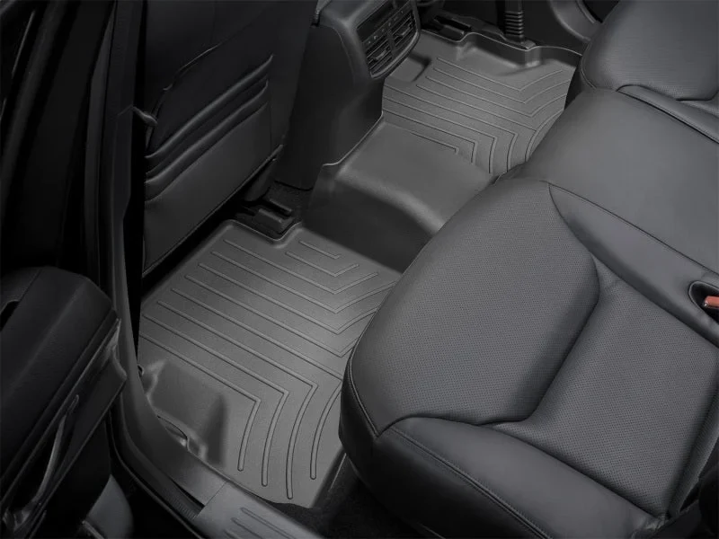 WeatherTech 2016+ Mazda CX-9 Rear FloorLiner - Black - Back View