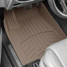 WeatherTech 21-23 Jeep Grand Cherokee L Front FloorLiner HP - Tan - Side View