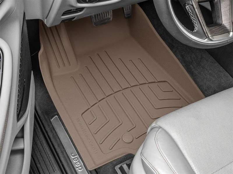 WeatherTech 21-23 Jeep Grand Cherokee L Front FloorLiner HP - Tan - Side View