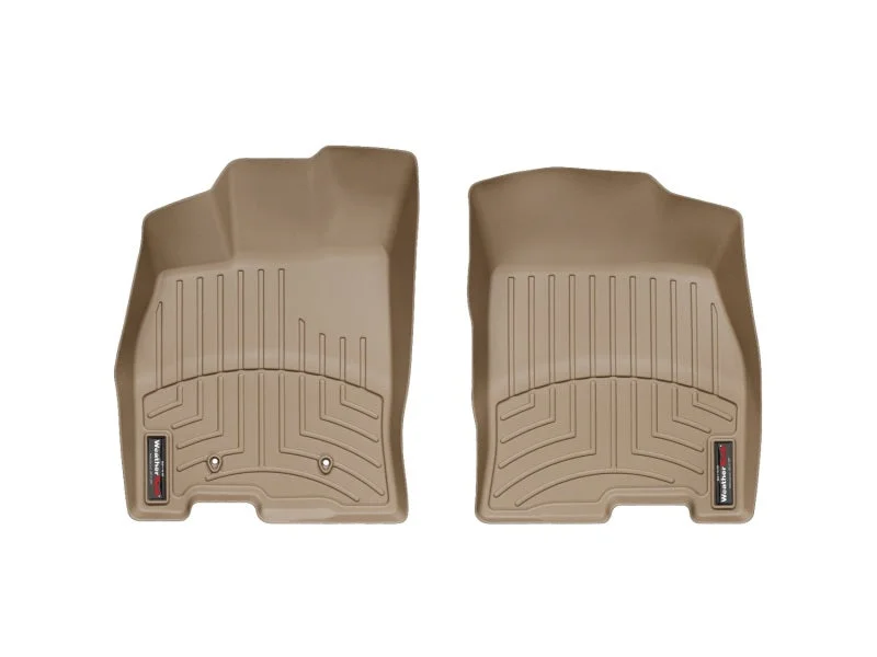 WeatherTech 06+ Buick Lucerne Front FloorLiner - Tan - Back View
