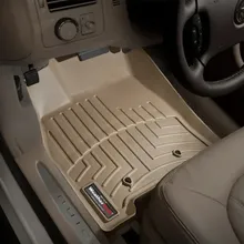 WeatherTech 06+ Buick Lucerne Front FloorLiner - Tan - Installation View