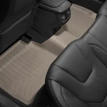 WeatherTech 11+ Dodge Durango Rear FloorLiner - Tan - Installation View