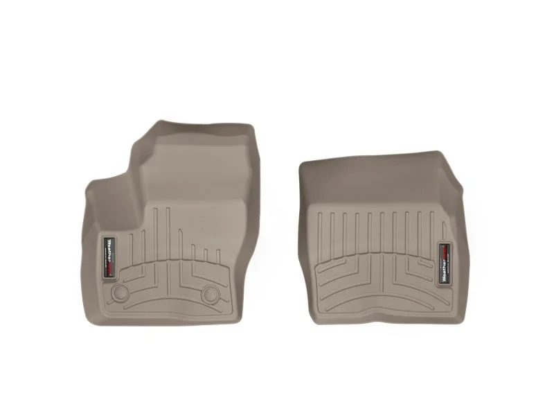 WeatherTech 13+ Ford Escape Front FloorLiner - Tan - Back View