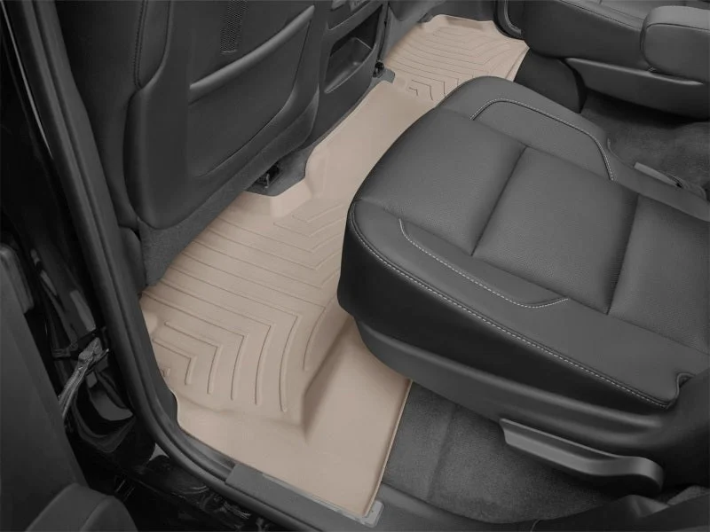 WeatherTech 15 Chevy Tahoe / GMC Yukon (Inc Denali) Rear FloorLiner - Tan - Installation View