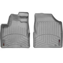 WeatherTech 06+ Honda Ridgeline Front FloorLiner - Grey - Installation View