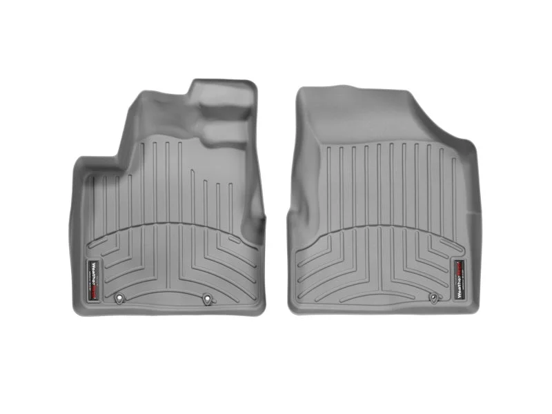 WeatherTech 06+ Honda Ridgeline Front FloorLiner - Grey - Installation View