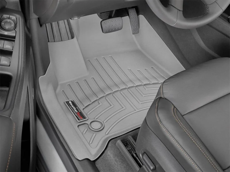 WeatherTech 2018+ Chevrolet Traverse Front FloorLiner - Grey - Side View