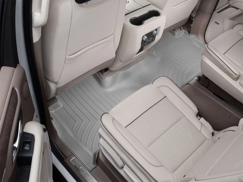 WeatherTech 2021+ Chevrolet Tahoe/Suburban Rear FloorLiner - Grey - Side View