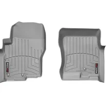 WeatherTech 08+ Nissan Frontier Front FloorLiner - Grey - Back View