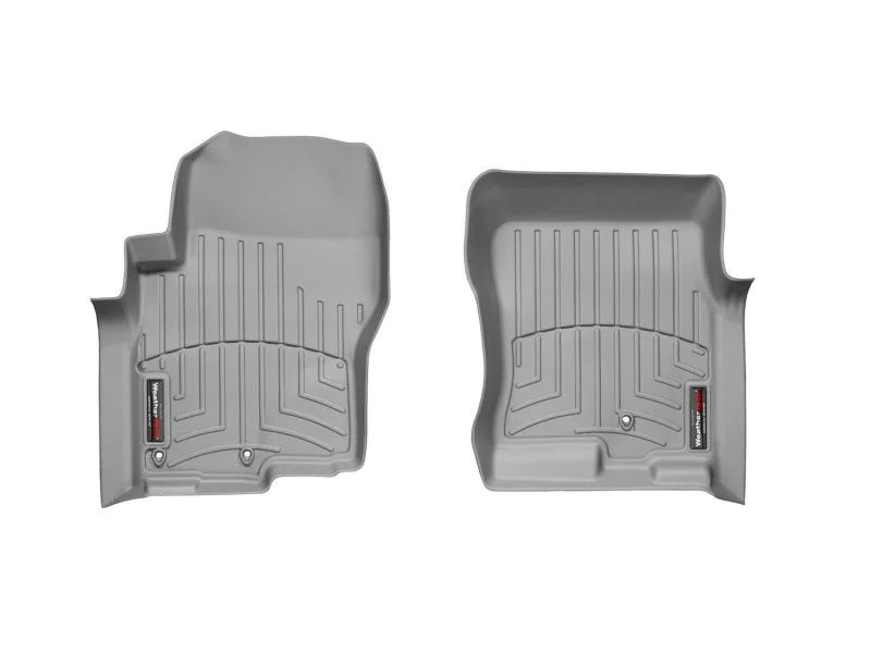 WeatherTech 08+ Nissan Frontier Front FloorLiner - Grey - Back View