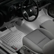 WeatherTech 07-13 GMC Sierra Front Floorliner OTH - Grey - Additional View 5