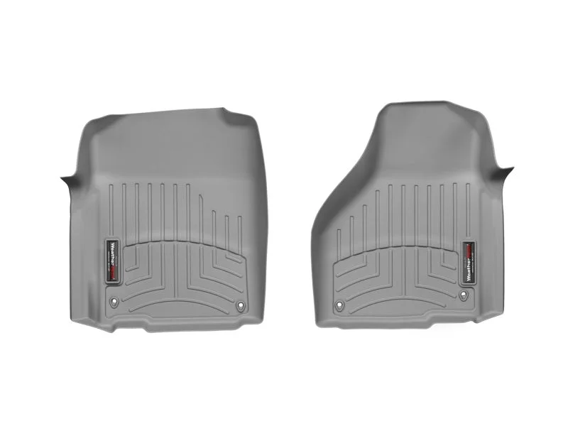 WeatherTech 12-13 Dodge Ram Front FloorLiner - Grey - Installation View