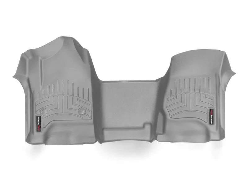 WeatherTech 14+ Chevrolet Silverado Front Floorliner OTH - Grey - Side View