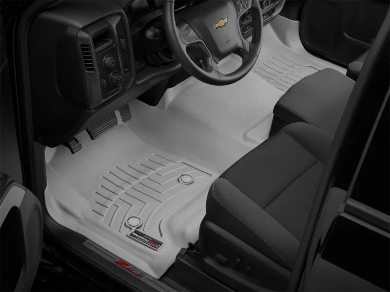 WeatherTech 14+ Chevrolet Silverado Front Floorliner OTH - Grey - Additional View 5