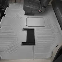 WeatherTech 17+ Chrysler Pacifica Rear FloorLiner - Grey - Side View