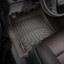 WeatherTech 2011-2014 Ford Expedition Front FloorLiner - Cocoa - Back View
