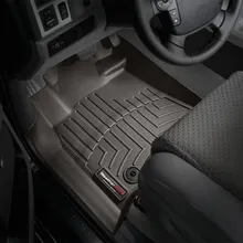 WeatherTech 2012-2015 Toyota Sequoia Front FloorLiner - Cocoa - Back View